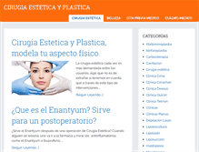 Tablet Screenshot of cirugiaesteticayplastica.net